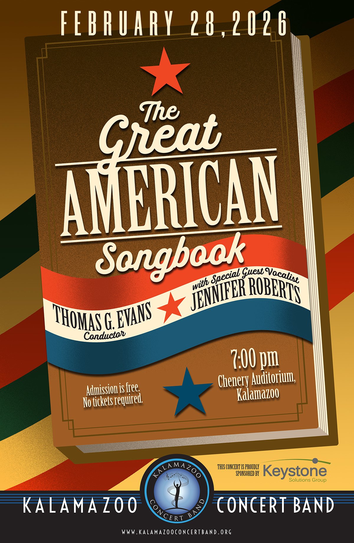 February concert, great American songbook, Jennifer Roberts